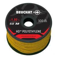HD POLYETHYLENE  LINE SPOOL - 1.5MM - Braided Yellow - SGPB171686 - Beuchat